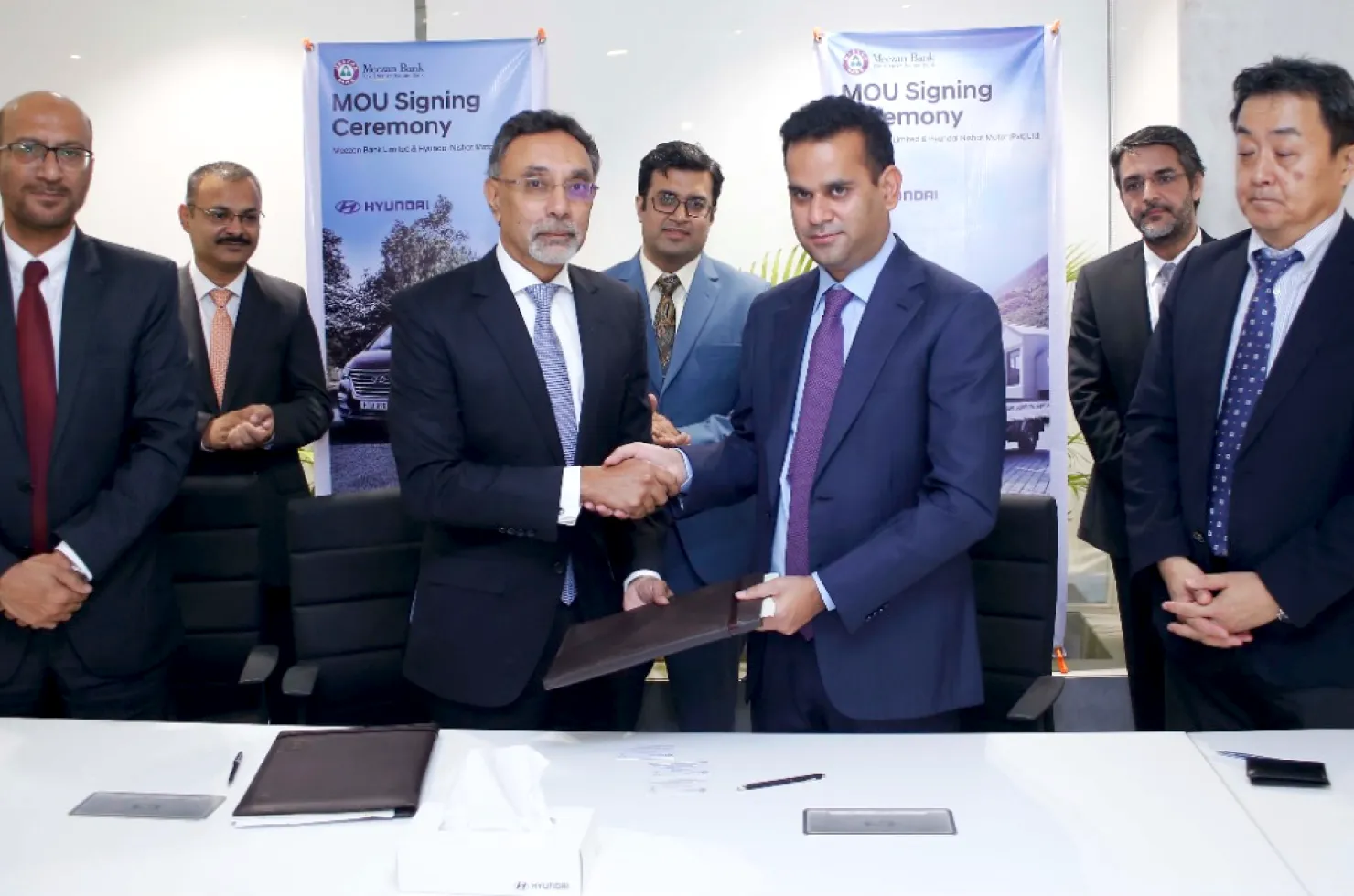 Meezan Bank and Hyundai Nishat Motor Sign Memorandum